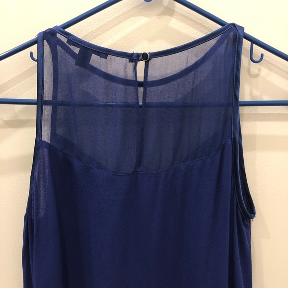 Ella Moss Blue Blouse - Picture 4 of 6